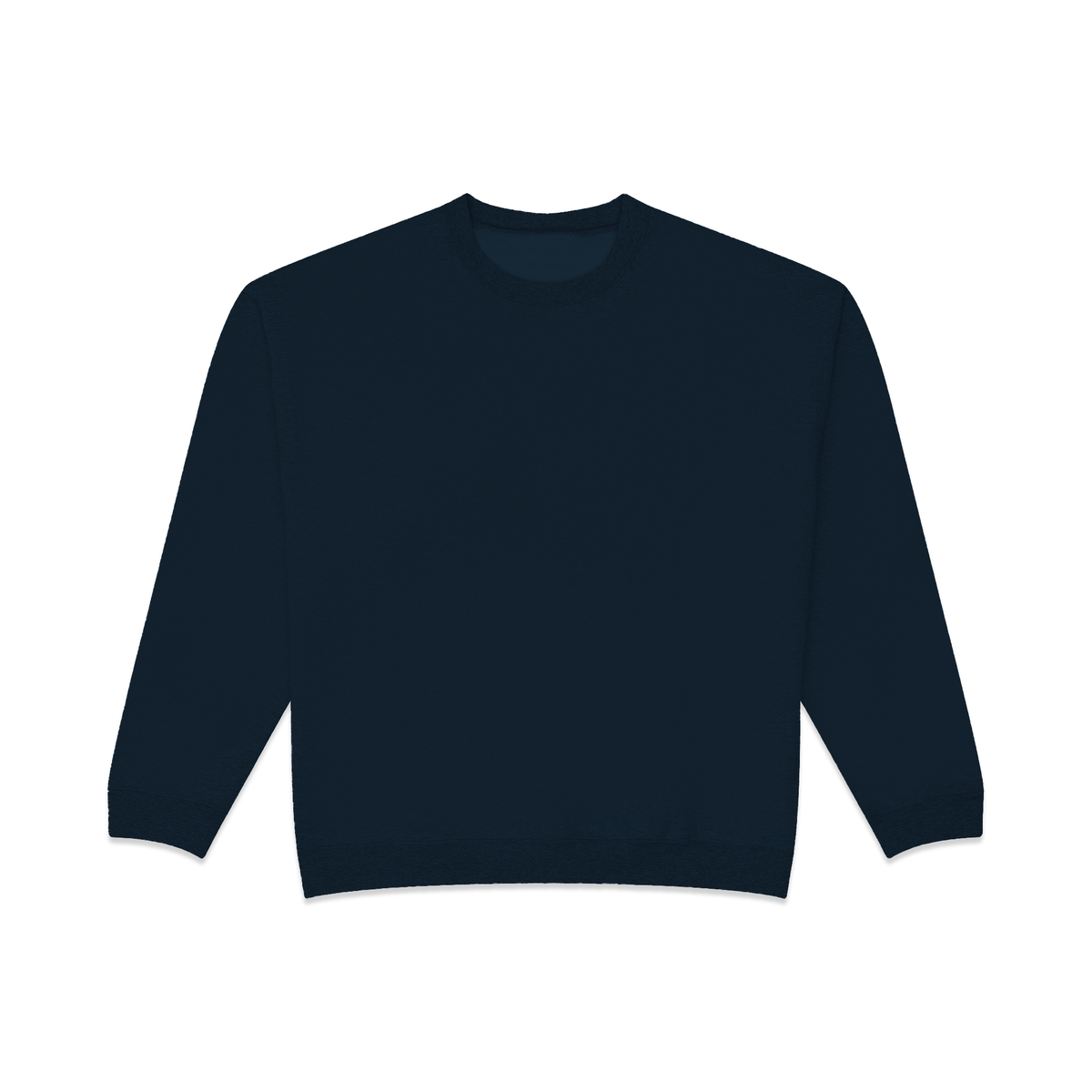 350 GSM 'Dark Navy' Fleece Crewneck
