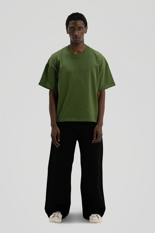 300 GSM 'Army Green' Core Tee V2