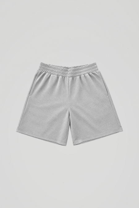 Silver Mesh Shorts