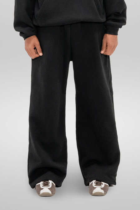 350 GSM 'Black' Fleece Sweatpants