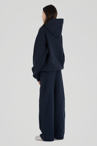 350 GSM 'Dark Navy' Fleece Sweatpants