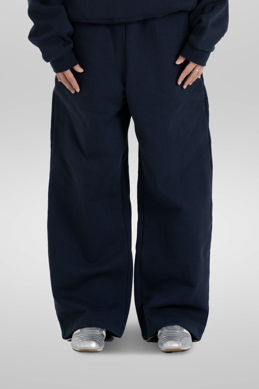 350 GSM 'Dark Navy' Fleece Sweatpants
