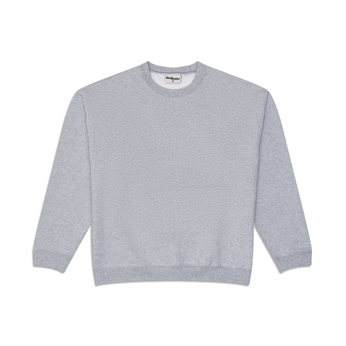 600 GSM 'Heather Grey' Fleece Crewneck