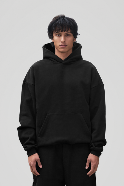 600 GSM 'Black' Core Hoodie