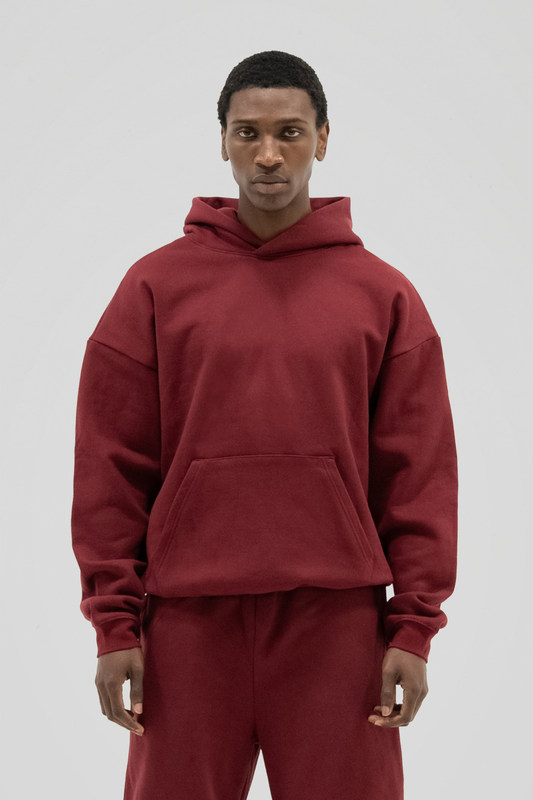 600 GSM 'Cabernet' Core Hoodie