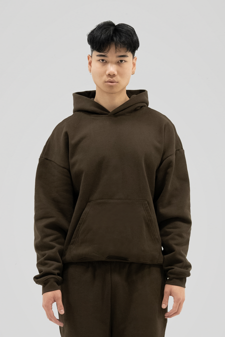 600 GSM 'Espresso' Core Hoodie