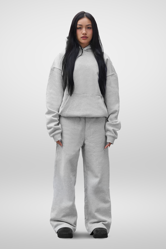 600 GSM 'Heather Grey' Core Sweatpants