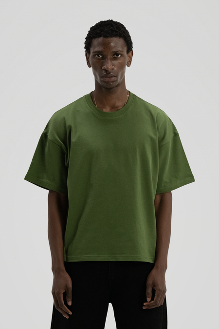 300 GSM 'Army Green' Core Tee V2