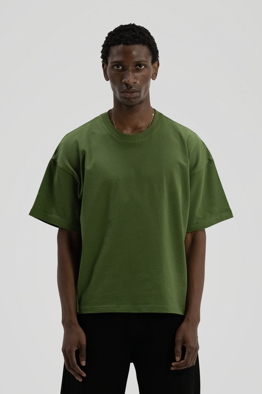 300 GSM 'Army Green' Core Tee V2
