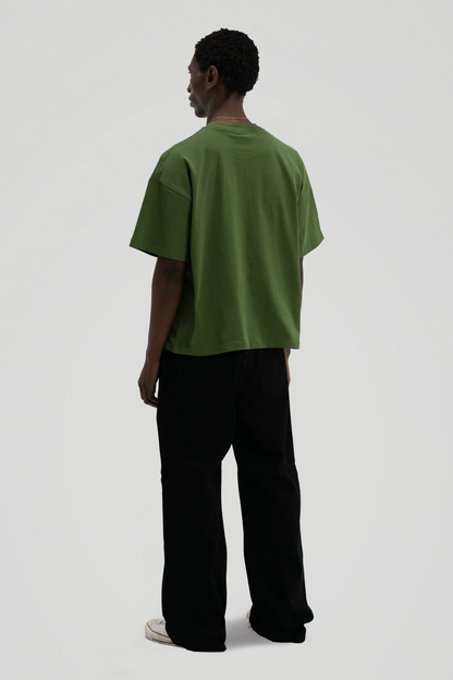 300 GSM 'Army Green' Core Tee V2