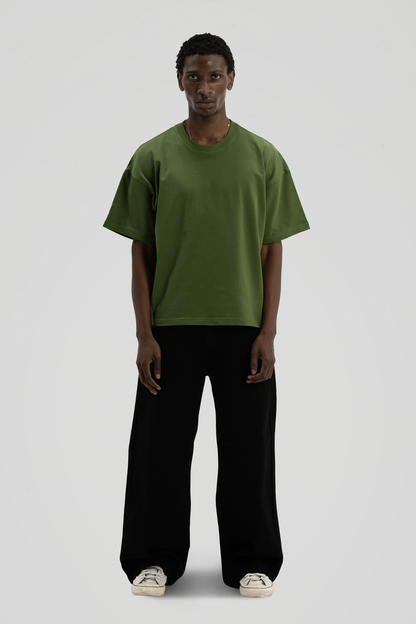 300 GSM 'Army Green' Core Tee V2