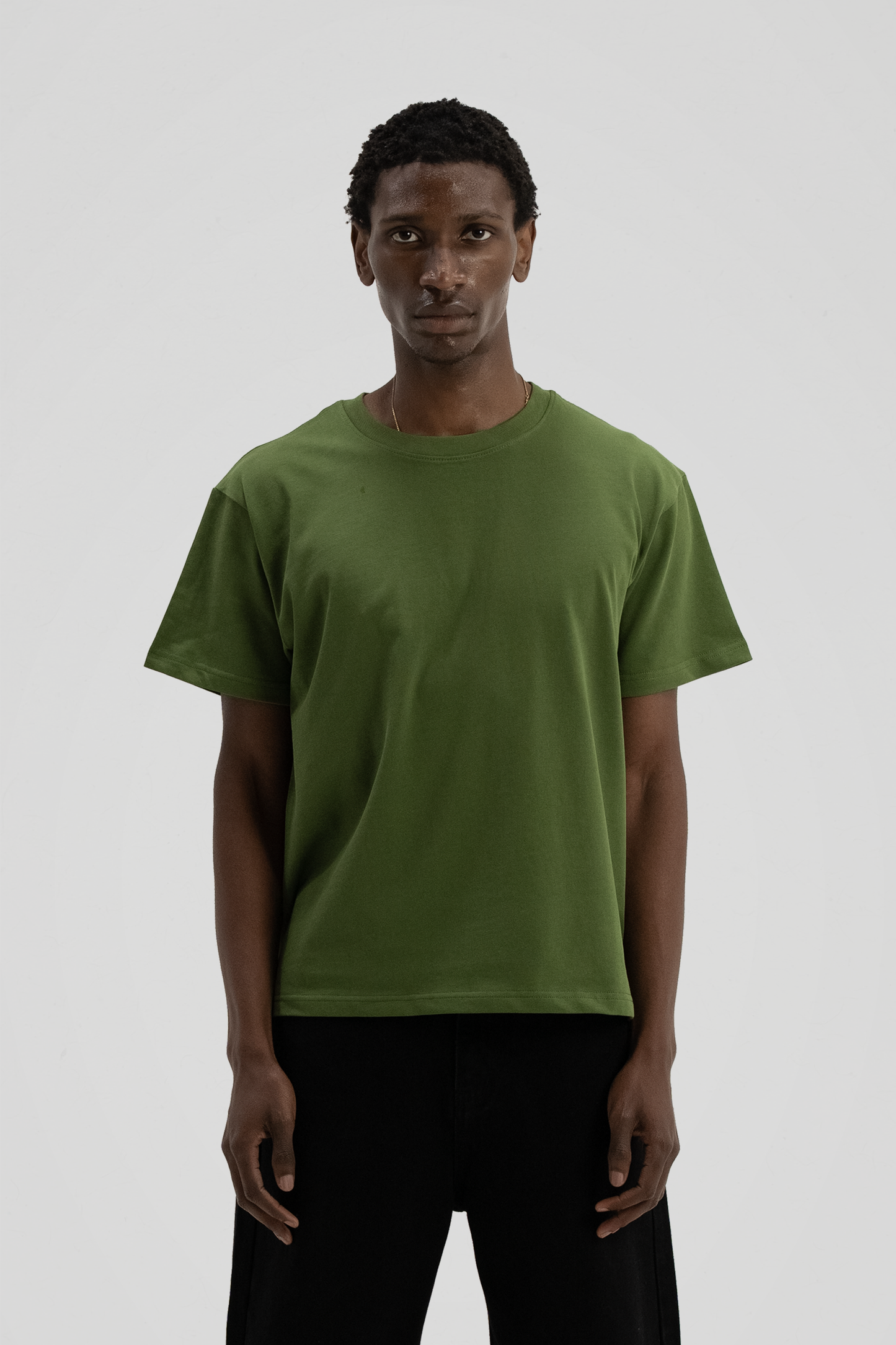 300 GSM 'Army Green' Standard Tee