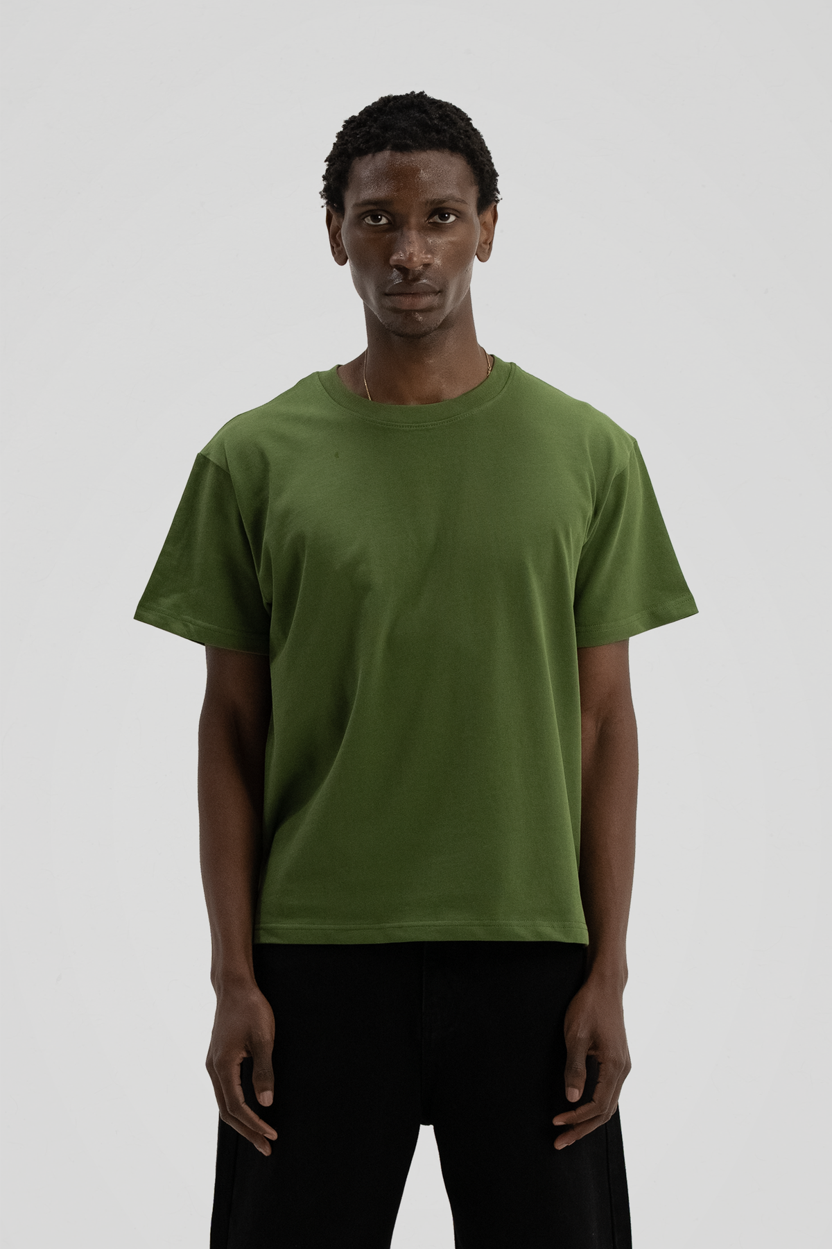300 GSM 'Army Green' Standard Tee