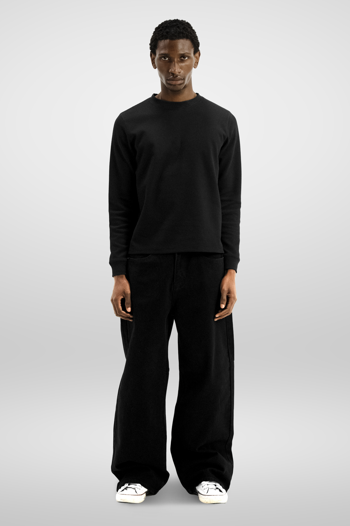 'Black' Thermal Long Sleeve