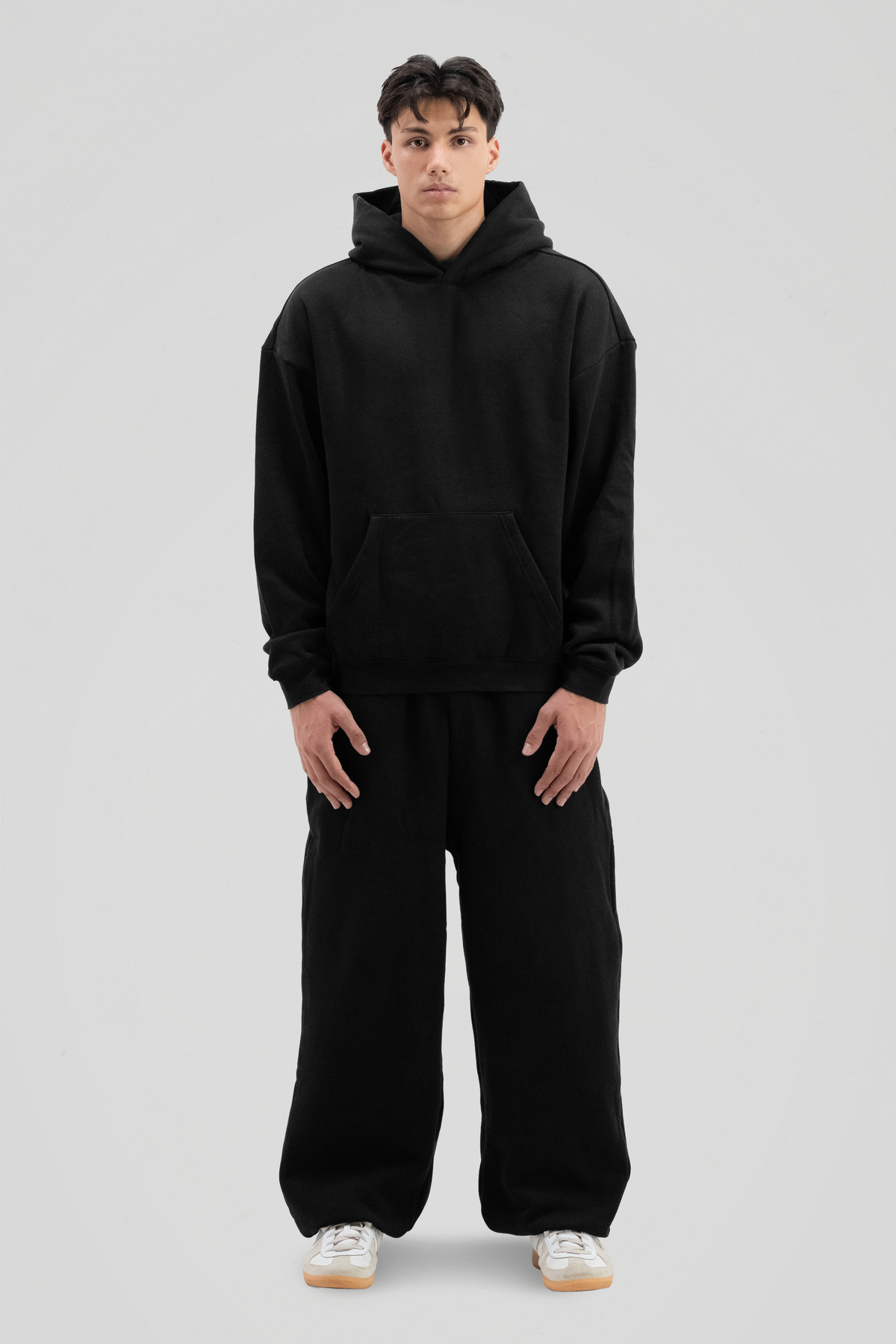 350 GSM 'Black' Classic Fit Hoodie