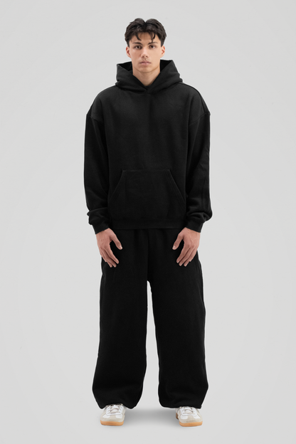 350 GSM 'Black' Classic Fit Hoodie