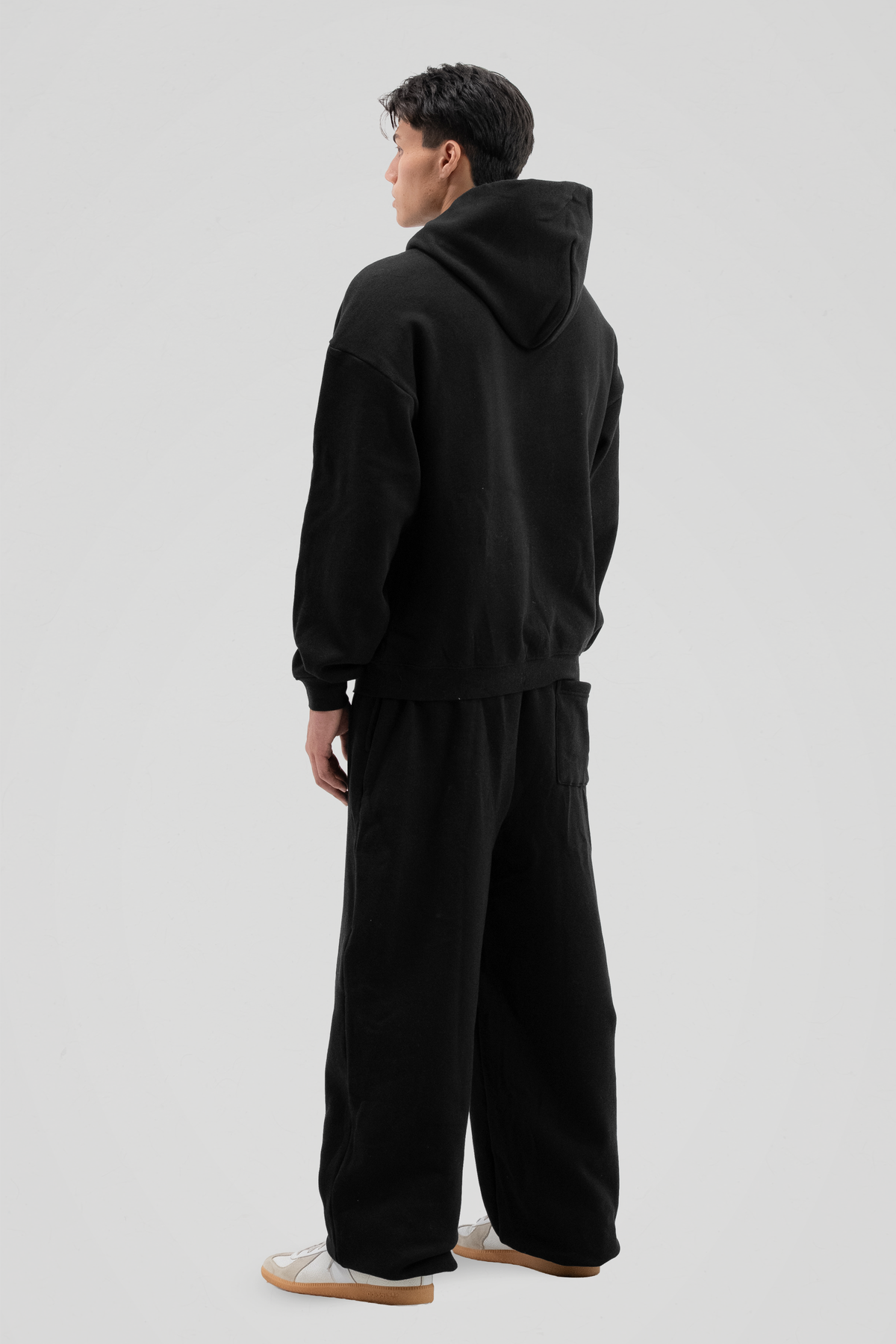 350 GSM 'Black' Classic Fit Hoodie