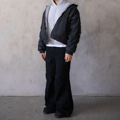 'Payload' Flared Cargos (Black)