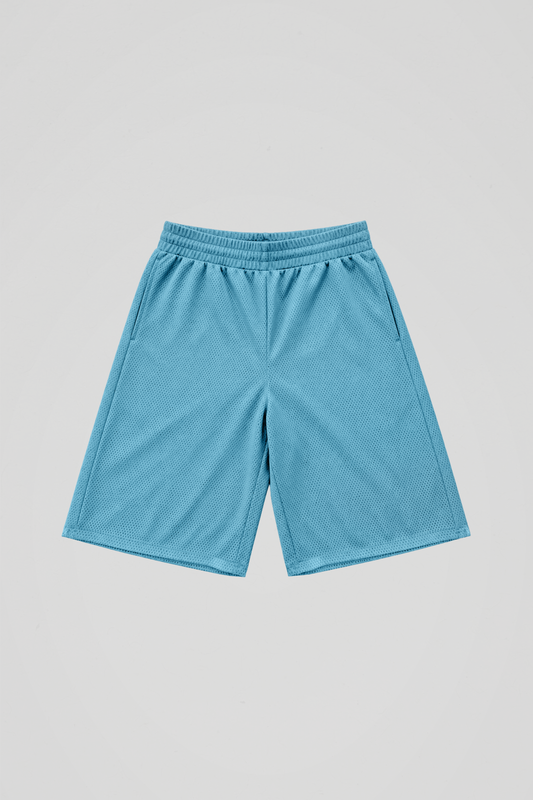 Carolina Blue Baggy Mesh Shorts
