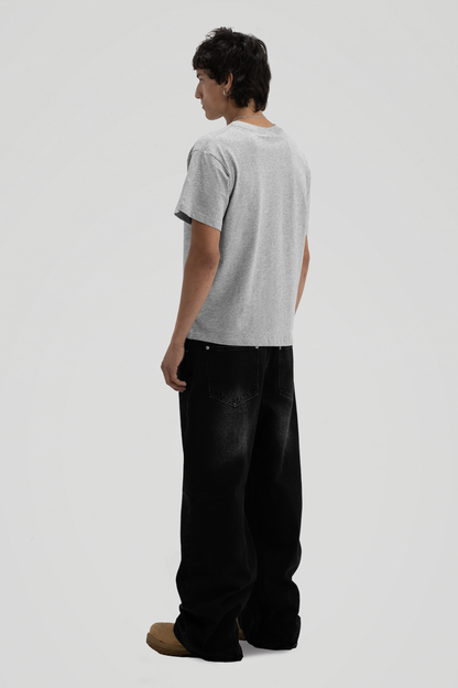 300 GSM 'Heather Grey' Standard Tee