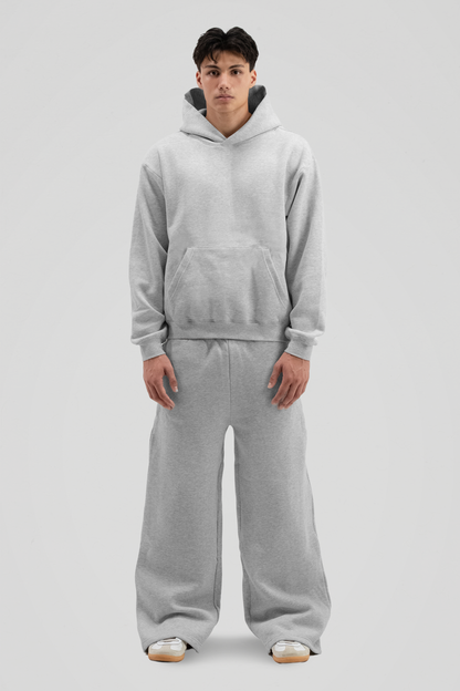 350 GSM 'Heather Grey' Classic Fit Hoodie