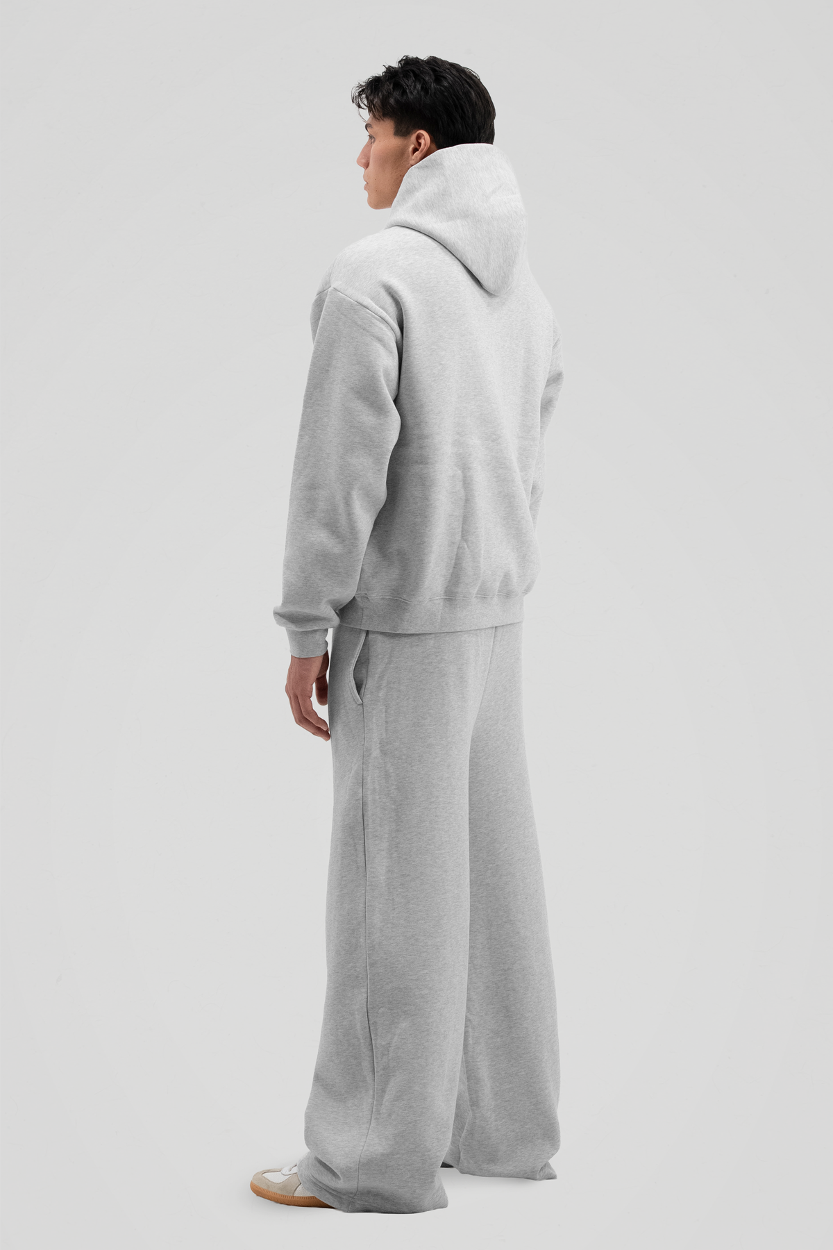 350 GSM 'Heather Grey' Classic Fit Hoodie