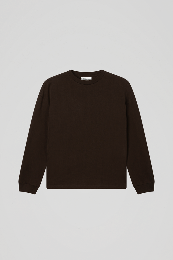 300 GSM 'Coffee' Long Sleeve Tee