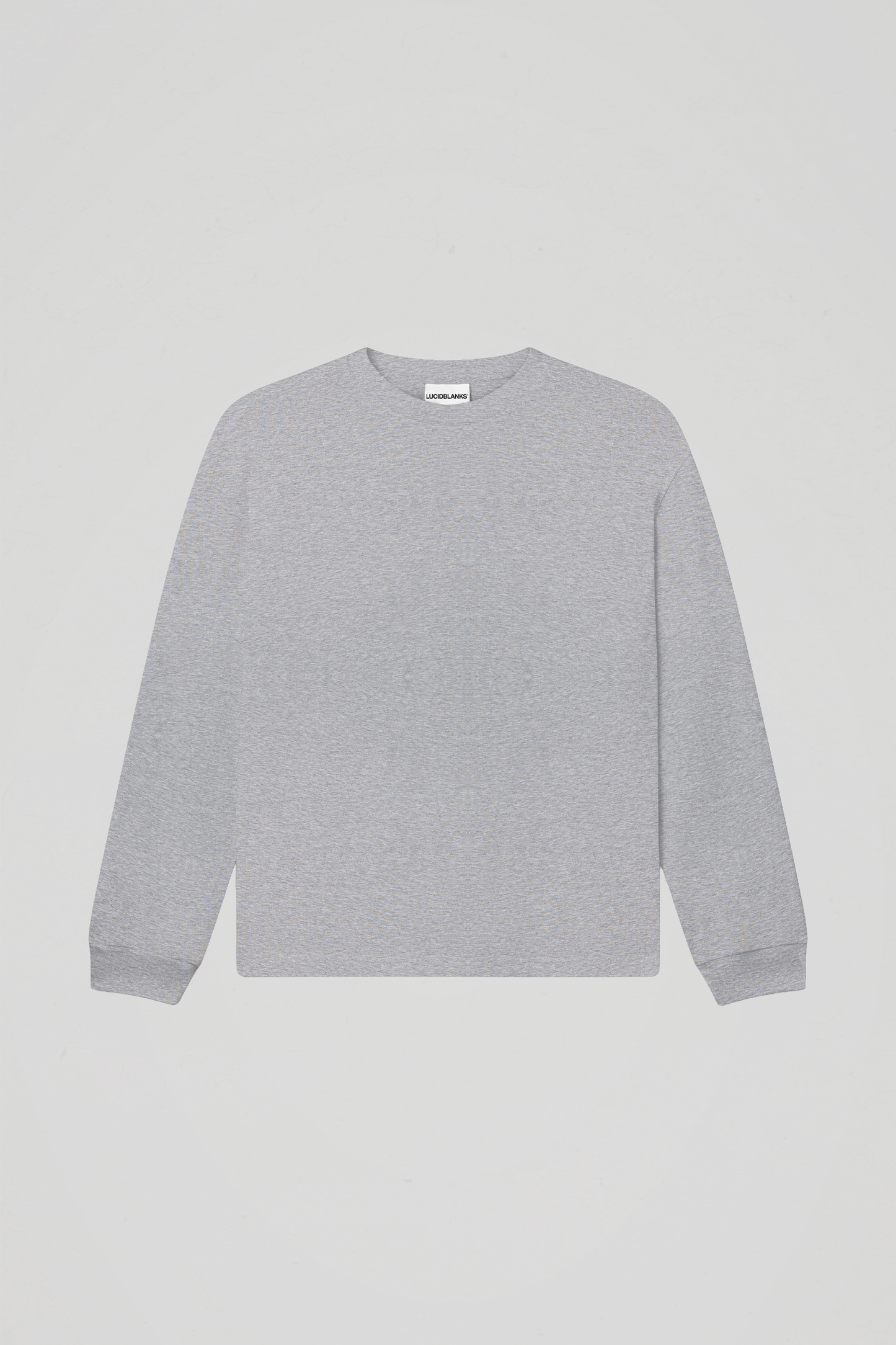 300 GSM 'Heather Grey' Long Sleeve Tee