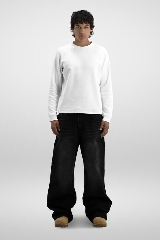 'White' Thermal Long Sleeve